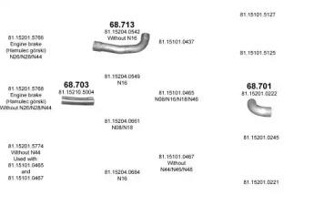 Polmostrow 02916 Schalldaempfer Polmostrow 02916 Schalldaempfer