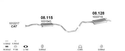 Polmostrow 03002 Schalldaempfer