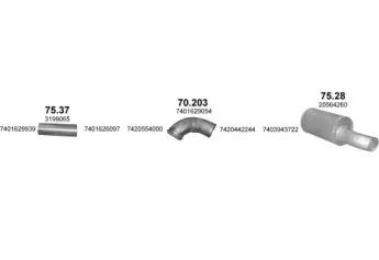 Polmostrow 03541 Schalldaempfer Polmostrow 03541 Schalldaempfer