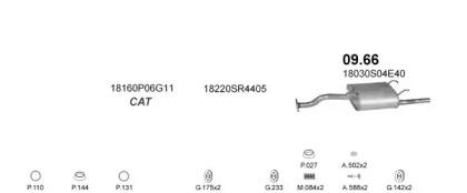 Polmostrow 04035 Schalldaempfer Polmostrow 04035 Schalldaempfer