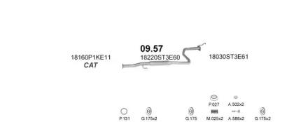 Polmostrow 04064 Глушник вихлопних газів кінцевий Polmostrow 04064 Глушник вихлопних газів кінцевий