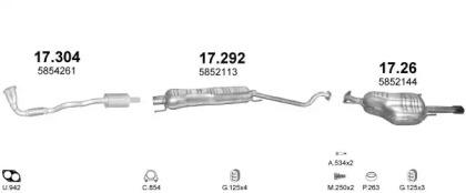 Polmostrow 05006 Schalldaempfer Polmostrow 05006 Schalldaempfer