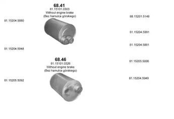 Polmostrow 05156 Глушник вихлопних газів кінцевий