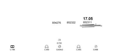 Polmostrow 06123 Schalldaempfer Polmostrow 06123 Schalldaempfer