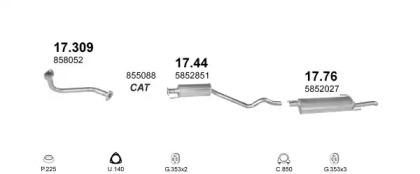 Polmostrow 06254 Schalldaempfer Polmostrow 06254 Schalldaempfer