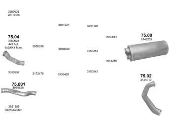 Polmostrow 06348 Глушник вихлопних газів кінцевий Polmostrow 06348 Глушник вихлопних газів кінцевий