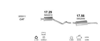Polmostrow 06745 Schalldaempfer Polmostrow 06745 Schalldaempfer