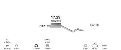 Polmostrow 06802 Schalldaempfer Polmostrow 06802 Schalldaempfer