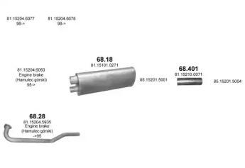Polmostrow 06906 Schalldaempfer Polmostrow 06906 Schalldaempfer