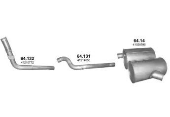 Polmostrow 06939 Глушник вихлопних газів кінцевий