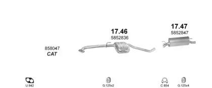 Polmostrow 06995 Глушник вихлопних газів кінцевий