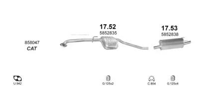 Polmostrow 07001 Schalldaempfer Polmostrow 07001 Schalldaempfer