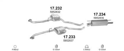 Polmostrow 07004 Глушник вихлопних газів кінцевий Polmostrow 07004 Глушник вихлопних газів кінцевий
