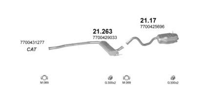 Polmostrow 08302 Глушник вихлопних газів кінцевий Polmostrow 08302 Глушник вихлопних газів кінцевий