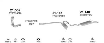 Polmostrow 08.682 Exhaust pipe Polmostrow 08.682 Exhaust pipe