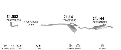 Polmostrow 08.685 Глушник вихлопних газів кінцевий