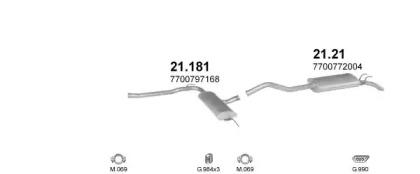 Polmostrow 08772 Глушитель выхлопных газов конечный