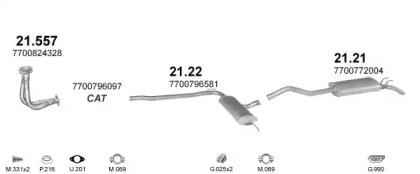 Polmostrow 08781 Schalldaempfer Polmostrow 08781 Schalldaempfer