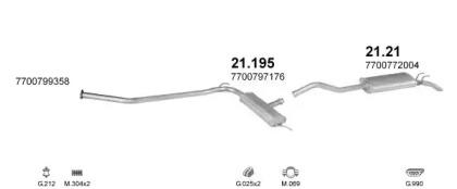 Polmostrow 08812 Schalldaempfer Polmostrow 08812 Schalldaempfer