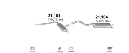 Polmostrow 08831 Глушник вихлопних газів кінцевий