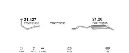 Polmostrow 08885 Глушник вихлопних газів кінцевий Polmostrow 08885 Глушник вихлопних газів кінцевий