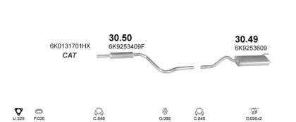 Polmostrow 09722 Schalldaempfer Polmostrow 09722 Schalldaempfer