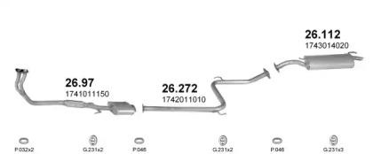 Polmostrow 10232 Schalldaempfer Polmostrow 10232 Schalldaempfer