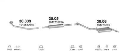 Polmostrow 10662 Schalldaempfer Polmostrow 10662 Schalldaempfer