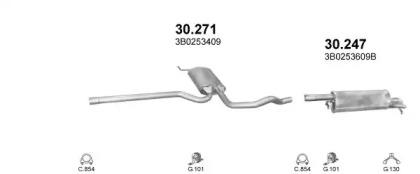 Polmostrow 10903 Глушник вихлопних газів кінцевий Polmostrow 10903 Глушник вихлопних газів кінцевий