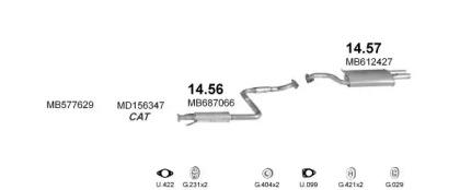 Polmostrow 20071 Глушник вихлопних газів кінцевий