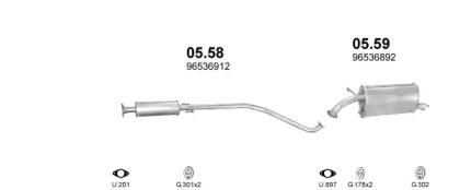 Polmostrow 30005 Глушник вихлопних газів кінцевий