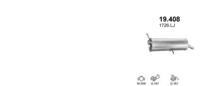 Polmostrow 30036 Schalldaempfer Polmostrow 30036 Schalldaempfer