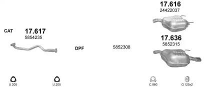 Polmostrow 30.149 Exhaust pipe