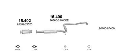 Polmostrow 30189 Глушитель выхлопных газов конечный