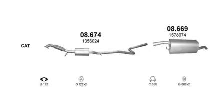 Polmostrow 99126 Schalldaempfer Polmostrow 99126 Schalldaempfer