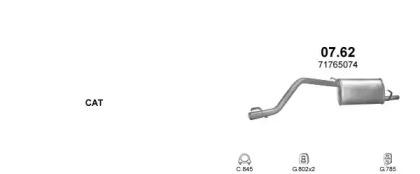 Polmostrow 99170 Глушник вихлопних газів кінцевий Polmostrow 99170 Глушник вихлопних газів кінцевий