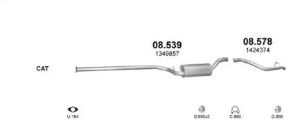 Polmostrow 99251 Schalldaempfer Polmostrow 99251 Schalldaempfer