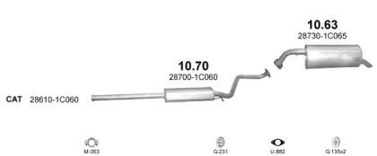 Polmostrow 99272 Schalldaempfer Polmostrow 99272 Schalldaempfer