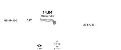 Polmostrow 99522 Глушник вихлопних газів кінцевий Polmostrow 99522 Глушник вихлопних газів кінцевий