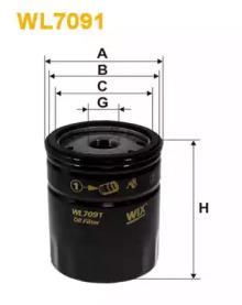 Wix Filters WL7091 Фільтр масляний