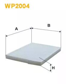 Wix Filters WP2004 Фільтр салона Wix Filters WP2004 Фільтр салона