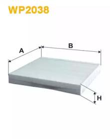 Wix Filters WP2038 Фільтр салону Wix Filters WP2038 Фільтр салону