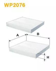 Wix Filters WP2076 Фільтр салону Wix Filters WP2076 Фільтр салону