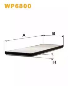 Wix Filters WP6800 Фільтр салону Wix Filters WP6800 Фільтр салону