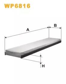 Wix Filters WP6816 Фільтр салона Wix Filters WP6816 Фільтр салона