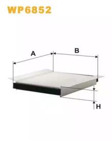 Wix Filters WP6852 Фільтр салону Wix Filters WP6852 Фільтр салону