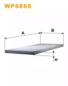 Wix Filters WP6866 Фільтр салона Wix Filters WP6866 Фільтр салона
