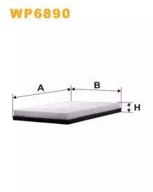 Wix Filters WP6890 Фільтр салону Wix Filters WP6890 Фільтр салону