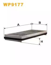 Wix Filters WP9177 Фільтр салону Wix Filters WP9177 Фільтр салону