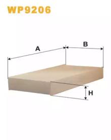 Wix Filters WP9206 Фільтр салону Wix Filters WP9206 Фільтр салону